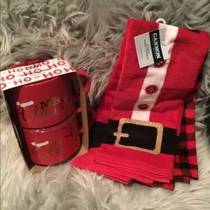 Soup & Hand towels Mr & Mrs Claus 🎄